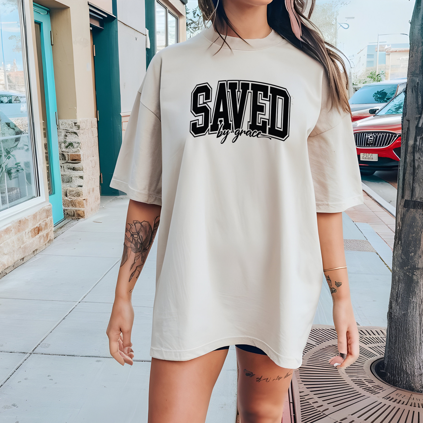 Saved by Grace Tee