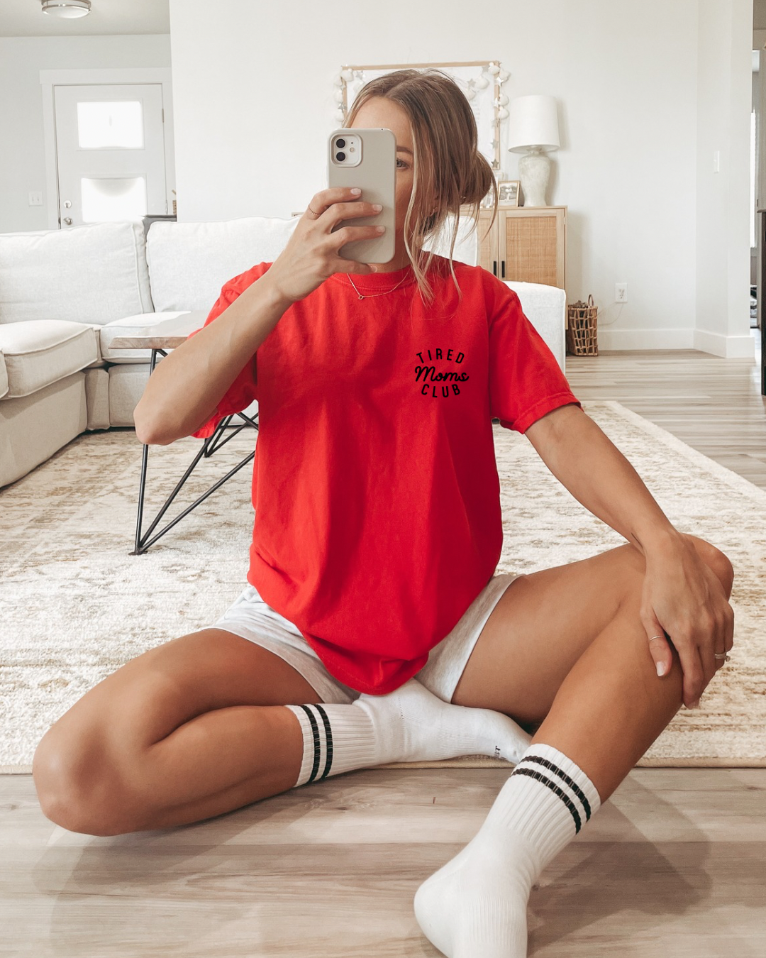 Tired Moms Club Pocket Tee