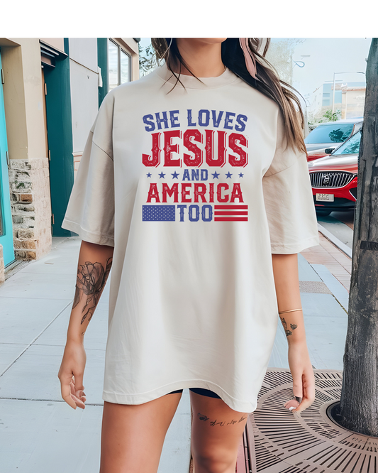 She Loves Jesus & America Too