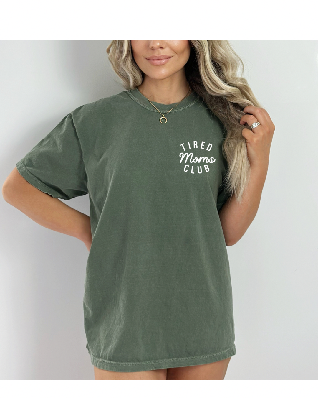 Tired Moms Club Pocket Tee