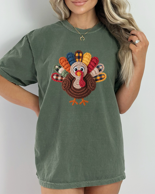 Faux Crochet Turkey