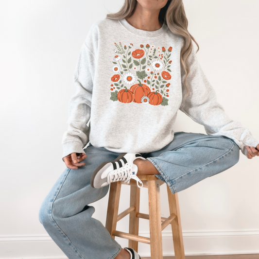 Fall Floral Crewneck